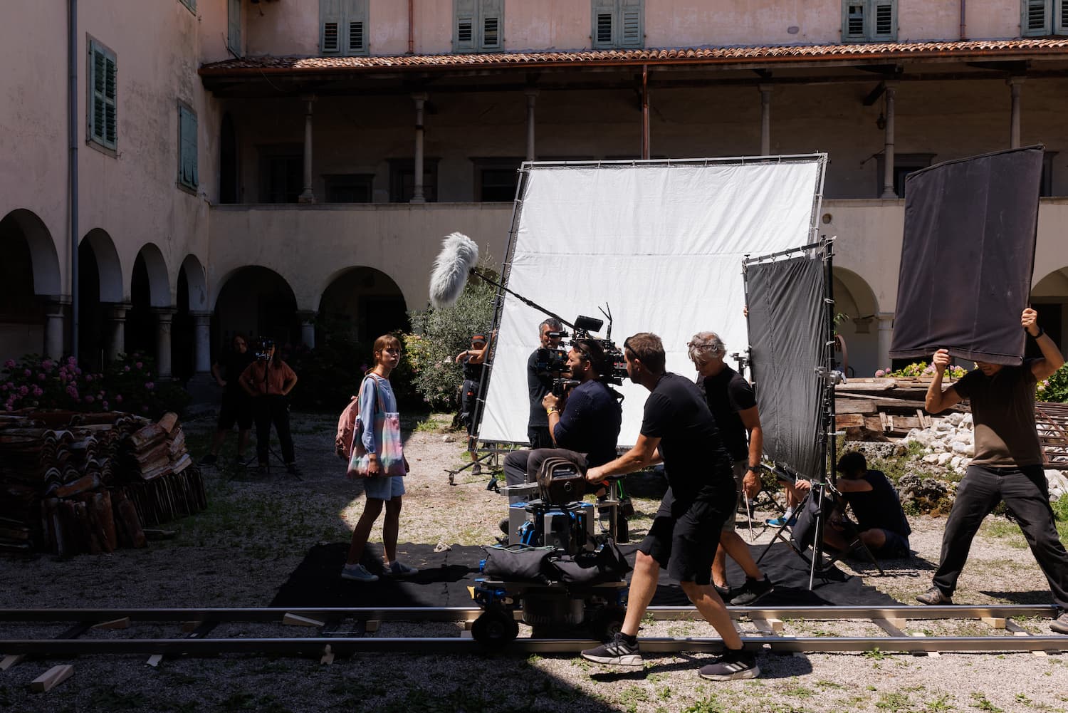 na snemanju filma Kaj ti je deklica