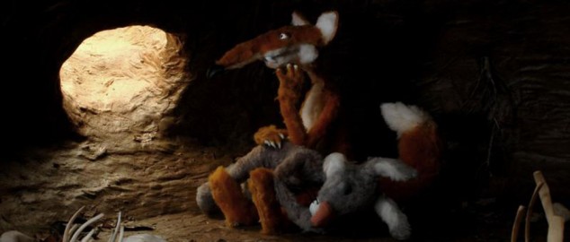 prizor iz filma Lisica v lisičjem jeziku