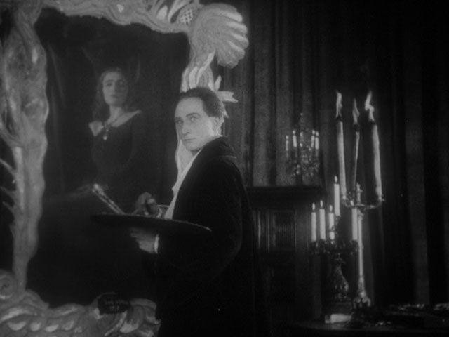 prizor iz filma Propad hiše Usher (Jean Epstein, 1928)