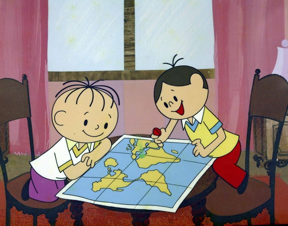 prizor iz risanke Lolek in Bolek
